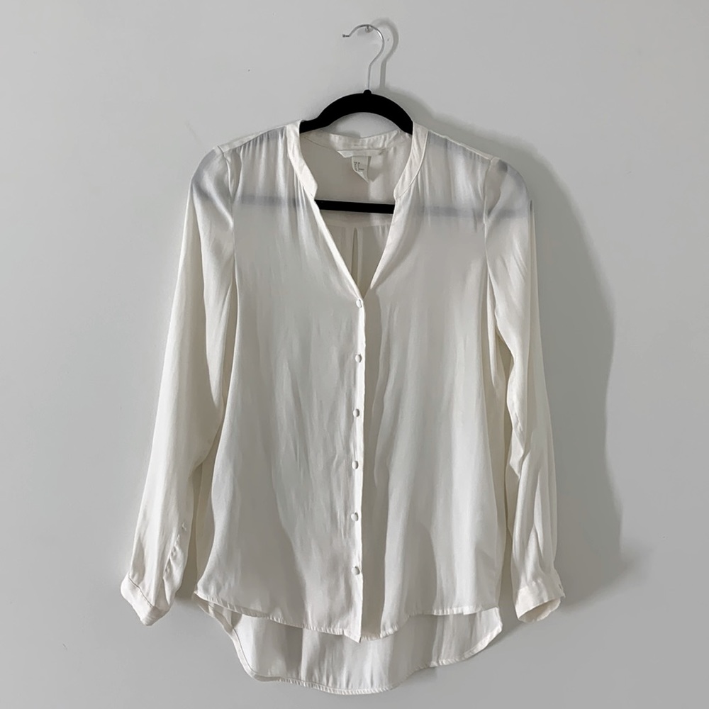 Ivory Long Sleeved Blouse💕